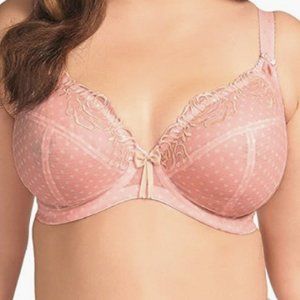 Elomi Betty Underwire Plunge Bra - Blush - 44G